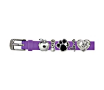 Придбати - дитячий браслет біжутерію  Браслет силіконовий Biojoux BJB002 Charms Bracelet MIX 2 Lilac (4666)
