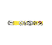 Придбати - дитячий браслет біжутерію  Браслет силіконовий Biojoux BJB003 Charms Bracelet MIX 3 Yellow (4667)