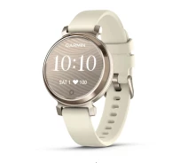 Придбати - смарт-годинник  Смарт-годинник Garmin Lily 2 Cream Gold with Coconut Silicone Band () 1.0" (240x201) Liquid Crystal / Bluetooth / GPS Connect / до 5 днів / 5 ATM / 35.4 х 35.4 х 10.1 мм, 24.4 г / кремове золото