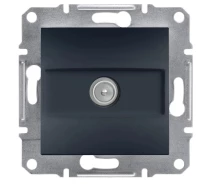 Придбати - розетку и выключатель  TV Розетка КІНЦЕВА АНТРАЦИТ Schneider Electric Asfora EPH3200171