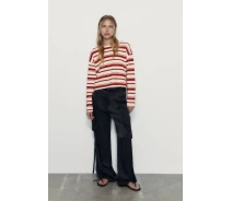 Придбати - жіночу кофту  Укорочена кофта ZARA 1159800624 (Червоний, L) (art534755)