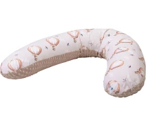 Придбати - подушку для вагітних та годування  Подушка Bubaba by FreeON FUNNY BUNNY BEIGE 170х35 см (УТ000023013)