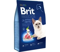 Придбати - корм для кота  Корм сухий для котів Brit Premium by Nature Cat Sterilized Lamb 8 kg (д/стерелізованих котів, з ягнятком) (8595602553242)