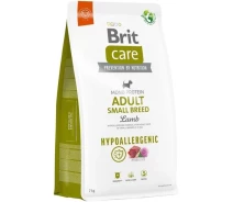 Придбати - корм для собаки  Корм сухий для собак Корм ​​сухий Brit Care Dog Hypoallergenic Adult Small Breed д/дорослих собак малих порід ягню 7кг (8595602566150)