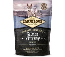 Придбати - корм для собаки  Корм сухий для собак Carnilove Puppy Salmon and Turkey 1,5 kg (д/цуценят) (8595602508839)