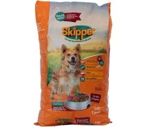 Придбати - корм для собаки  Корм сухий для собак Сухий корм для собак SKIPPER яловичина та овочі 3 кг (5948308003505)
