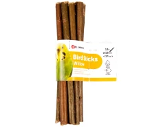 Придбати - ласощі для птаха  Ласощі для папуг вербові палички Flamingo Parrot Willow Sticks 17 см 10 шт (542)