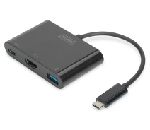 Придбати - кардрідер  Digitus Адаптер USB-C - HDMA, 2xUSB (DA-70855-e)