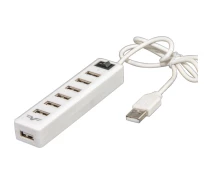 Придбати - кардрідер  USB-хаб Frime 7-портовий 2.0 White (FH-20041)