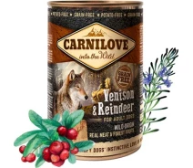 Придбати - корм для собаки  Вологий корм для собак із північним оленем Carnilove Reindeer for adult dogs 400 г BGL-CV-37