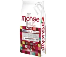 Придбати - корм для собаки  Сухий корм для собак Monge Dog Mini Adult зі смаком курки та рису 15 кг (8009470006118)