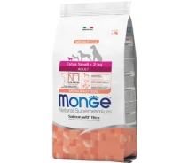 Придбати - корм для собаки  Сухий корм для собак Monge Extra Small Adult Salm/Rice зі смаком лосося 800 г (8009470011457)