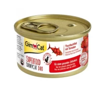 Придбати - корм для кота  Консерви для котів з тунцем і томатом "SUPERFOOD TUNA FILLET TOMATOES" 70 г GimCat BGL-GP-152