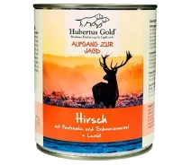 Придбати - корм для собаки  Консервований корм Hubertus Gold Оленіна з пастернаком та чорним коренем 800 г (4050001118484)