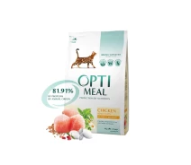 Придбати - корм для кота  Сухий корм для дорослих кішок з куркою 4 кг OPTIMEAL ОПТИМІЛ (1156700361)
