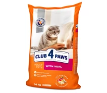 Придбати - корм для кота  Сухий корм для дорослих кішок 14 кг CLUB 4 PAWS Клуб 4 Лапи (1155226165)