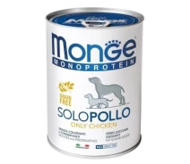 Придбати - корм для собаки  Вологий корм для собак Monge Monoprotein Chicken 400 г (148809)