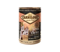 Придбати - корм для собаки  Вологий корм для цуценят Carnilove Puppy Salmon Turkey 400 г (131289)