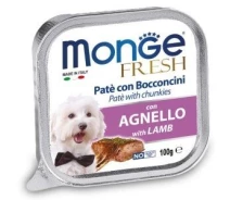 Придбати - корм для собаки  Вологий корм для собак Monge Fresh Lamb 100 г (148794)