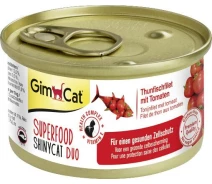 Придбати - корм для кота  Вологий корм GimCat Shiny Cat Superfood для кішок, з тунцем та помідором, 70 г
