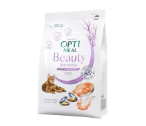 Придбати - корм для кота  Optimeal Beauty Harmony корм із заспокійливим ефектом для котів із морепродуктами, 4 кг (1684118720)