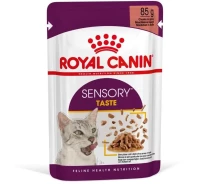 Придбати - корм для кота  Royal Canin Sensory Taste Gravy (Роял Канін Сенсорі шматочки) вологий корм для перебираних кішок 85 г х 12 шт. (1518001)