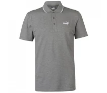 Придбати - чоловіче поло  Поло Puma No 1 Logo Pique Grey/White M