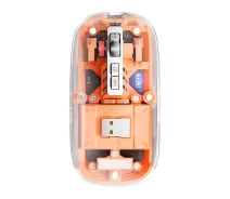 Придбати - мишку для ноутбука  Миша бездротова оптична RIAS M133 Прозора (3_04443)