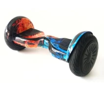 Придбати - гіроборд  Гіроборд Smart Balancе Wheel 10,5" З РУЧКОЮ Вогонь і лід