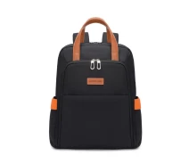 Придбати - рюкзак  Жіночий рюкзак міський тканинний з відділом для ноутбука Digital Чорний (IBR199B)