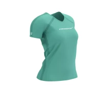 Придбати - жіночу футболку  Спортивна жіноча футболка Compressport Training SS Logo Tshirt W, S Shell Blue