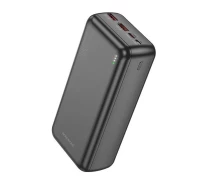 Придбати - універсальну мобільну батарею  Power bank Borofone BJ38B PD20W+QC3.0 (22.5W) 30000 mAh зі швидкою зарядкою Павербанк 2хUSB Black
