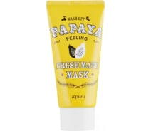 Придбати - корейську маску для обличчя  Маска для обличчя A'pieu Fresh Mate Mask Папайя, що очищає, 50 мл (886)