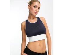 Придбати - спортивний бюстгальтер  Спортивне бра Armani Exchange топ з логотипом 1159801330 (Синій, XS) (art282059)