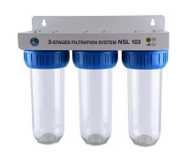 Придбати - проточный фильтр  Система 3-х ступінчастої очистки Bio+ systems NSL103, 1″ (000018053)