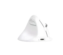 Придбати - мишку для ноутбука  Ергономічна вертикальна миша DELUX M618ZD з комбінованим підключенням, акумулятором, 4000 DPI, WHITE