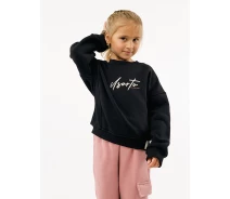 Придбати - дитячий світшот  Світшот для дівчинки 128 чорний Viollen Girl kids ЦБ-00230208