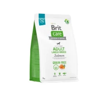 Придбати - корм для собаки  Корм Brit Care Adult Large Breed Salmon сухий з лососем для собак великих порід 3 кг (8595602558902)