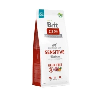 Придбати - корм для собаки  Корм Brit Care Sensitive Venison сухий з м'ясом оленя для дорослих собак усіх порід, схильних до харчової алергії 12 кг (8595602559138)