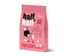Придбати - корм для кота  Корм Half&Half Kitten сухий з яловичиною для кішок 8 кг (4820261920796)