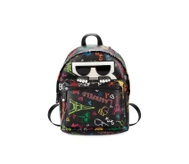 Придбати - рюкзак  Жіночий рюкзак Karl Lagerfeld Paris з малюнком 1159802192 (Чорний, One size)