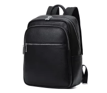 Придбати - рюкзак  Чоловічий шкіряний рюкзак на два відділи TIDING BAG FL-N2-0201A (58888)