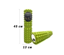 Придбати - масажний валик  Ролер масажний для МФР і йоги EasyFit Grid Roller EF-2028-GN v.2.2 45 см Салатовий