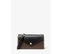Придбати - жіночу сумку  Жіноча сумка Michael Kors Small Logo Envelope Crossbody Bag (35S3GTVC5B) BROWN/BLK