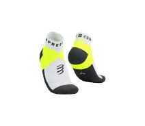 Придбати - жіночу шкарпетку  Шкарпетки спортивні для бігу Compressport Ultra Trail Socks V2.0 Low, White/Safe Yellow, T1 (35-38)