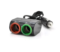 Придбати - розгалужувач і прикурювач  АЗП розгалужувач Olesson 1631, 12V-2*12V+USB, Black, Blister (2000000166681YT)