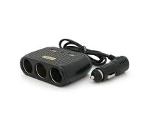 Придбати - розгалужувач і прикурювач  АЗП розгалужувач Olesson 1512, 12V-3*12V+2*USB, Black, Blister (2000000306445YT)