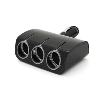 Придбати - розгалужувач і прикурювач  АЗП розгалужувач Olesson 1520, 12V-3*12V, Black, Blister (2000000306452YT)