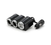 Придбати - розгалужувач і прикурювач  АЗП розгалужувач Olesson 1502, 12V-3*12V+2*USB, Black, Blister (2000000306438YT)