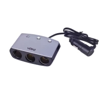 Придбати - розгалужувач і прикурювач  Розгалужувач прикурювача 3в1 + USB з подовжувачем VOIN ( ) SC-3005-VOIN